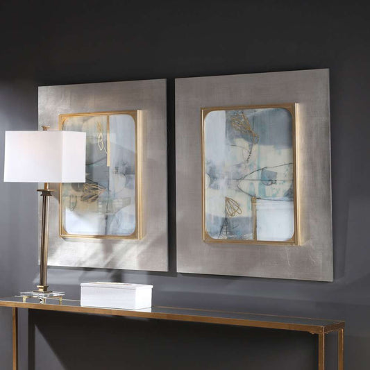 Uttermost - Gilded Whimsy Abstract Prints (Set of 2) - 41613 veiw 2