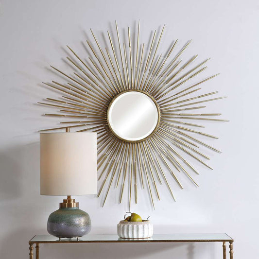 Uttermost - Golden Rays Starburst Mirror - 09602 veiw 2
