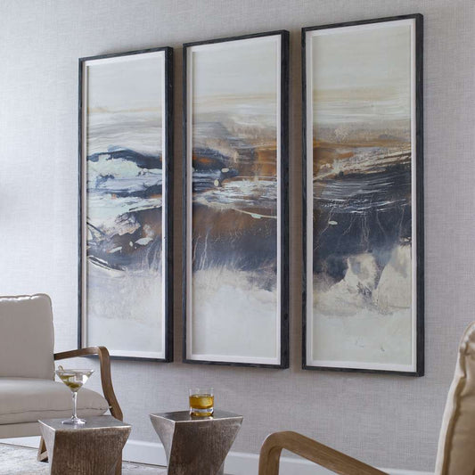 Uttermost - Graphite Horizon Framed Prints, Set/3 - 41444 veiw 2