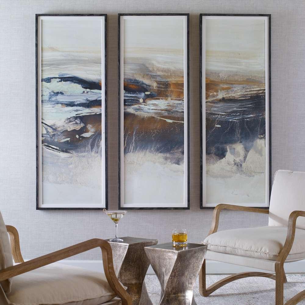 Uttermost - Graphite Horizon Framed Prints, Set/3 - 41444 veiw 4