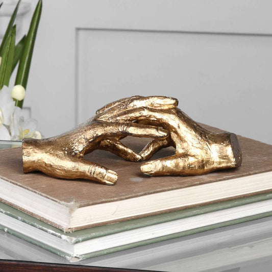 Uttermost - Hold My Hand Gold Sculpture - 20121 veiw 2