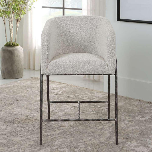 Uttermost - Jacobsen Gray 27in Counter Stool - 23737 veiw 2
