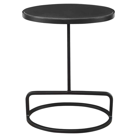 Uttermost - Jessenia Black Marble Accent Table - 25207 veiw 2