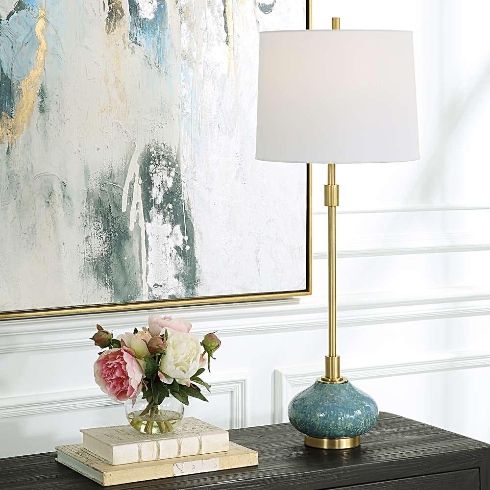 Uttermost - Kaimana Aged Blue Buffet Lamp - 30241-1 veiw 4