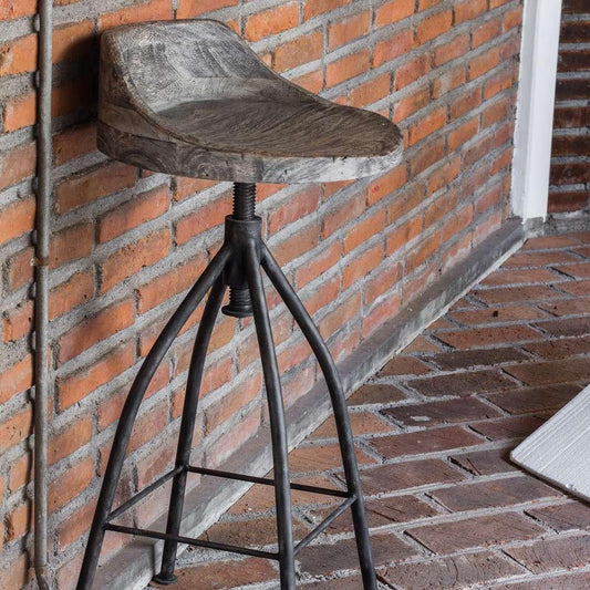 Uttermost - Kairu Wooden Bar Stool - 25726 veiw 2