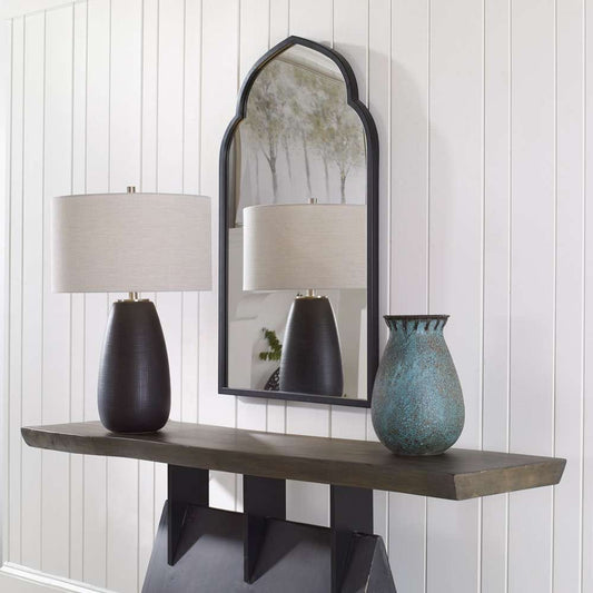 Uttermost - Kenitra Black Arch Mirror - 09746 veiw 2