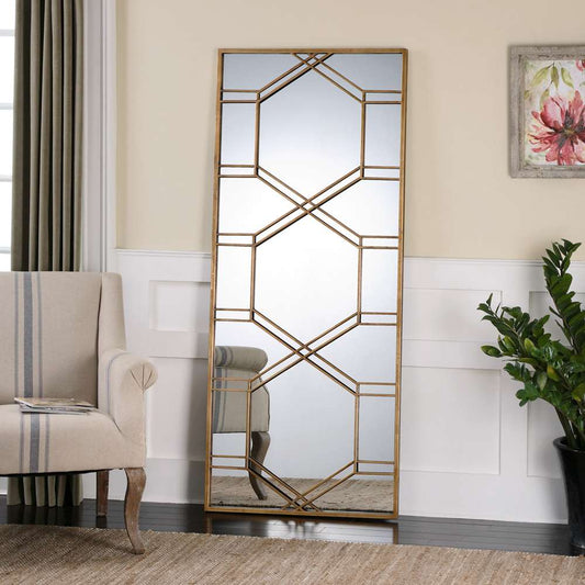 Uttermost - Kennis Gold Leaf Leaner Mirror - 13922 veiw 2