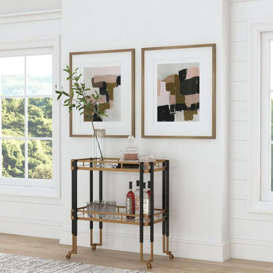 Uttermost - Kentmore Modern Bar Cart - 25229 veiw 2