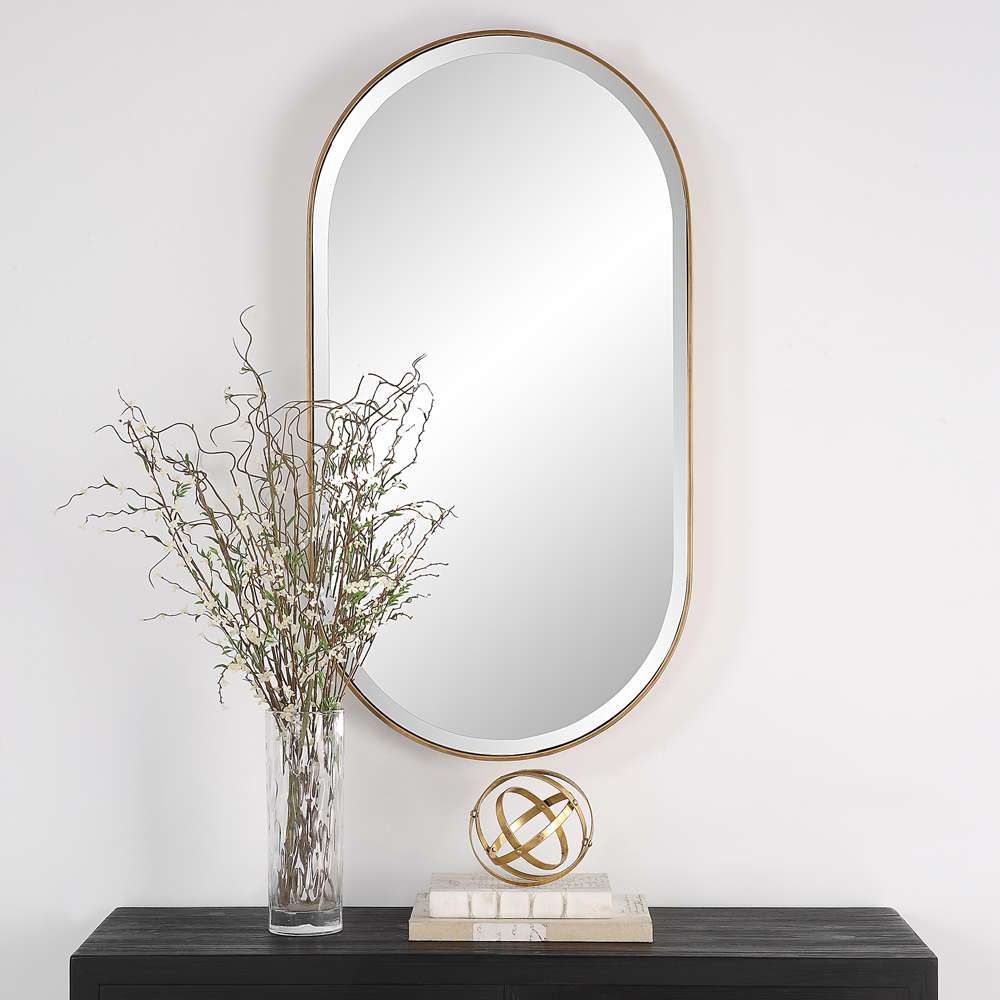 Uttermost - Lago Oval Gold Mirror - 09914 veiw 4