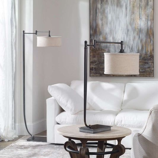 Uttermost - Lamine Dark Bronze Floor Lamp - 28080-1 veiw 2