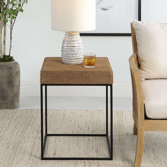 Uttermost - Laramie Rustic Rope Accent Table - 22884 veiw 2