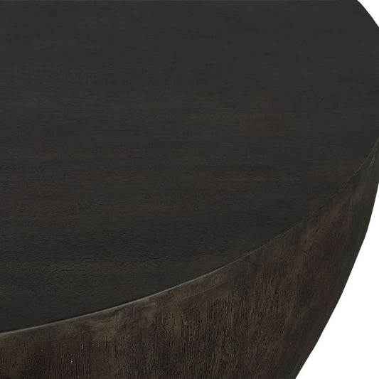 Uttermost - Lark Round Wood Coffee Table - 25433 veiw 2