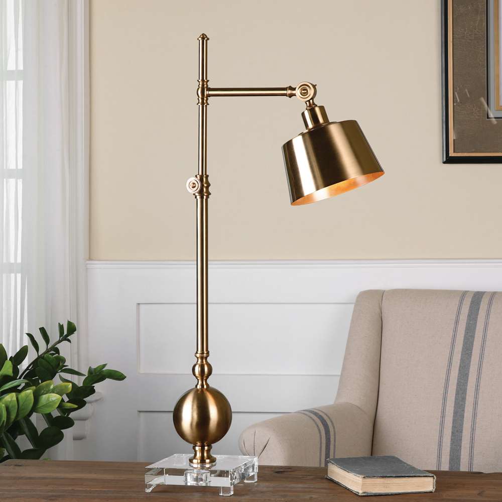 Uttermost - Laton Brushed Brass Task Lamp - 29982-1 veiw 2