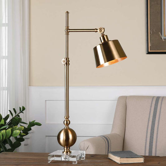 Uttermost - Laton Brushed Brass Task Lamp - 29982-1 veiw 2