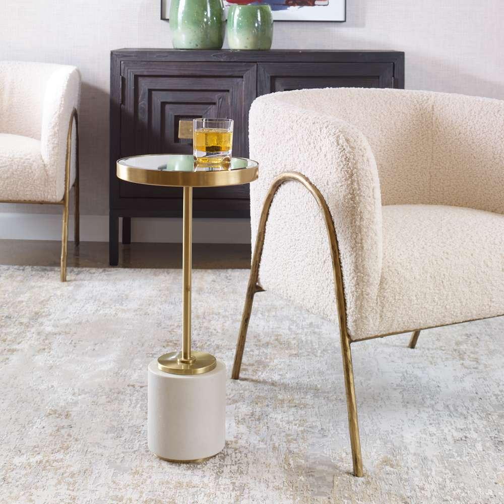 Uttermost - Laurier White Drink Table - 25208 veiw 3