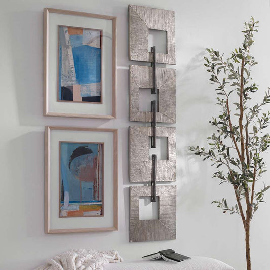Uttermost - Linked Champagne Metal Wall Decor - 04354 veiw 2