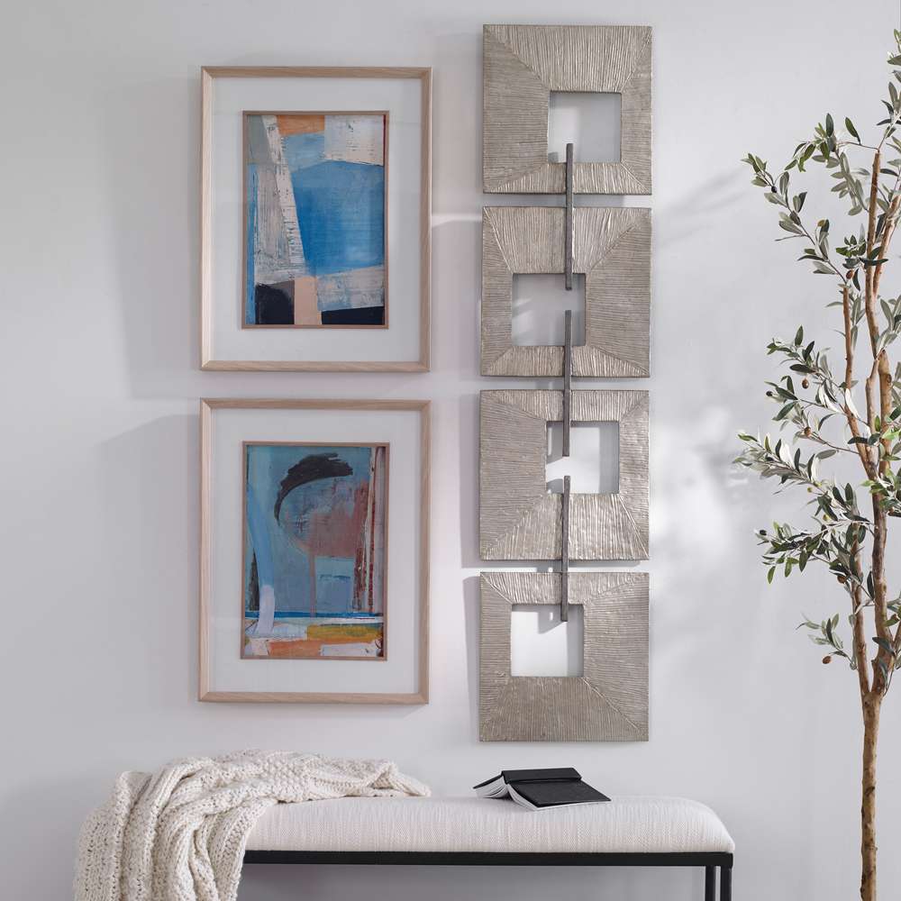 Uttermost - Linked Champagne Metal Wall Decor - 04354 veiw 4