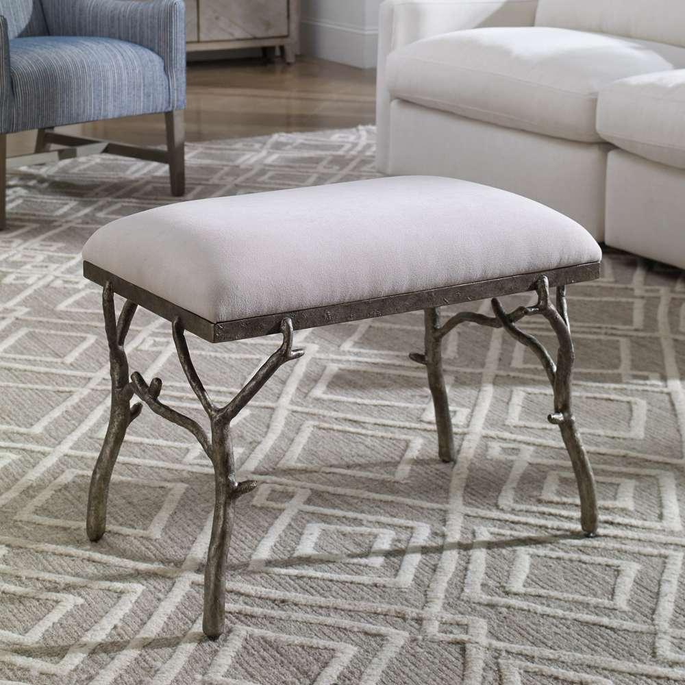 Uttermost - Lismore Small Fabric Bench - 23544 veiw 4