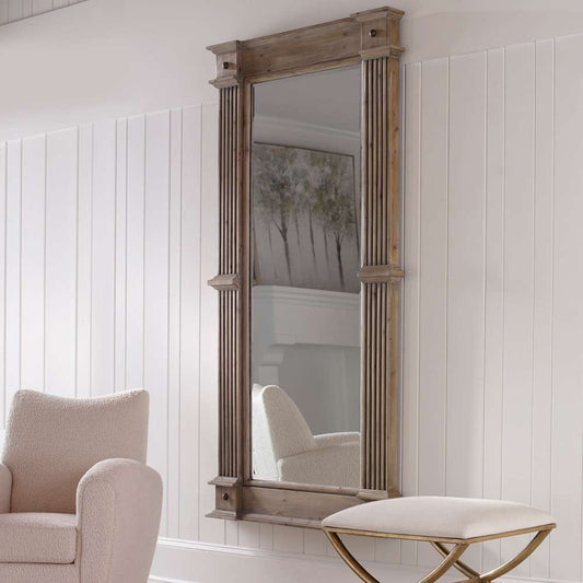Uttermost - McAllister Natural Wood Oversized Mirror - 09799 veiw 2