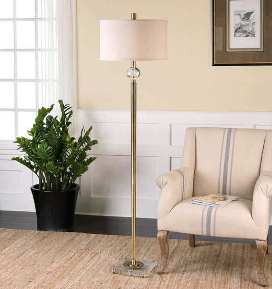 Uttermost - Mesita Brass Floor Lamp - 28635-1 veiw 2