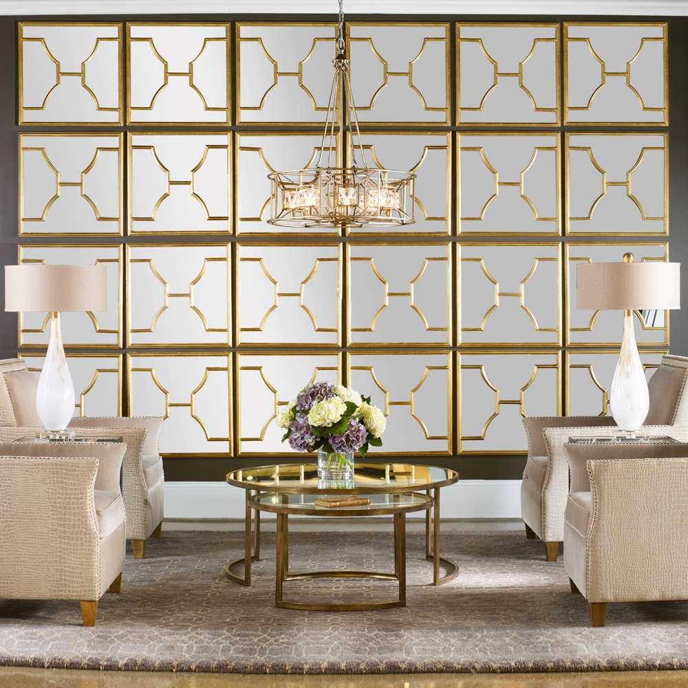 Uttermost - Misa Gold Square Mirrors (Set of 2) - 09268 veiw 3