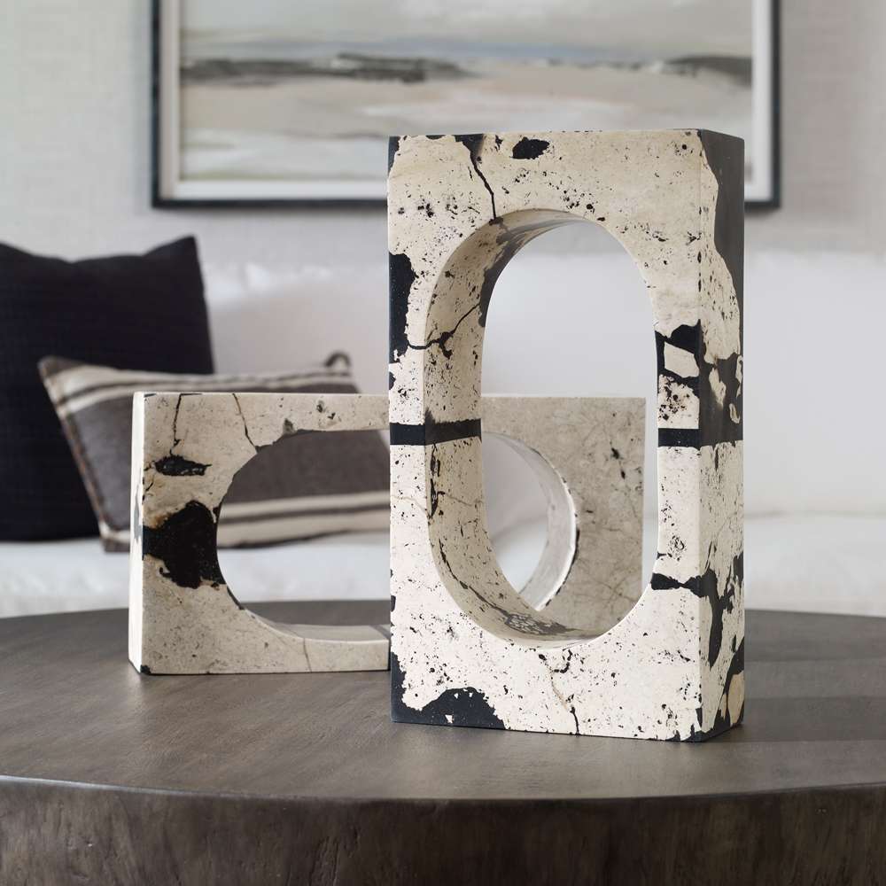 Uttermost - Nouveau White Coral Stone Sculpture - 17108 veiw 4