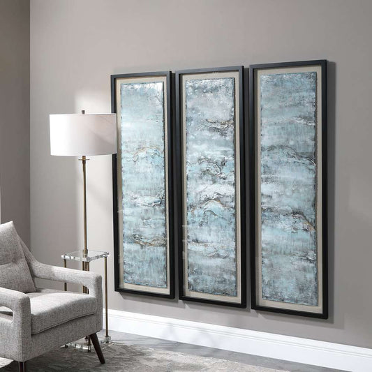 Uttermost - Ocean Swell Painted Metal Art (Set of 3) - 35374 veiw 2