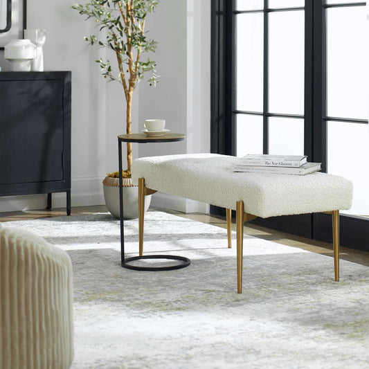 Uttermost - Olivier White Bench - 23572 veiw 2