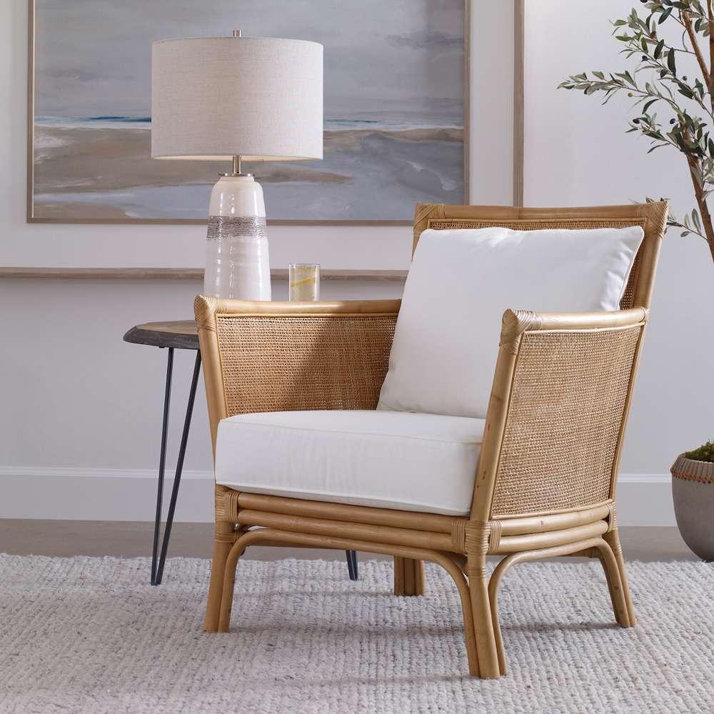 Uttermost - Pacific Rattan Armchair - 23766 veiw 4