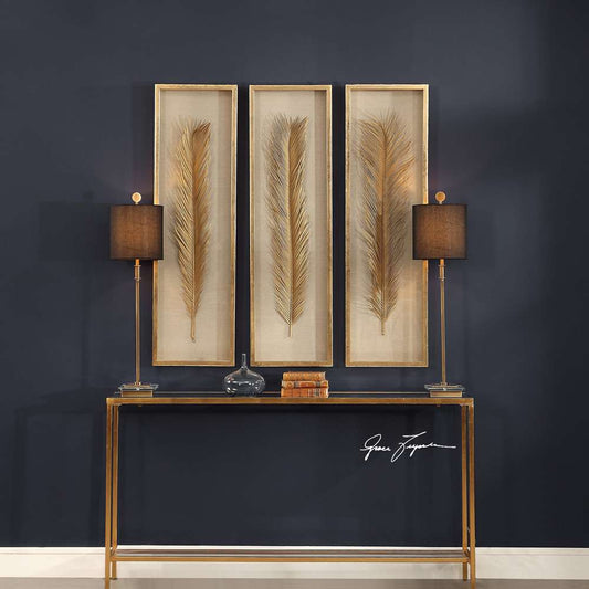 Uttermost - Palma Gold Leaf Shadow Box Set/3 - 04176 veiw 2