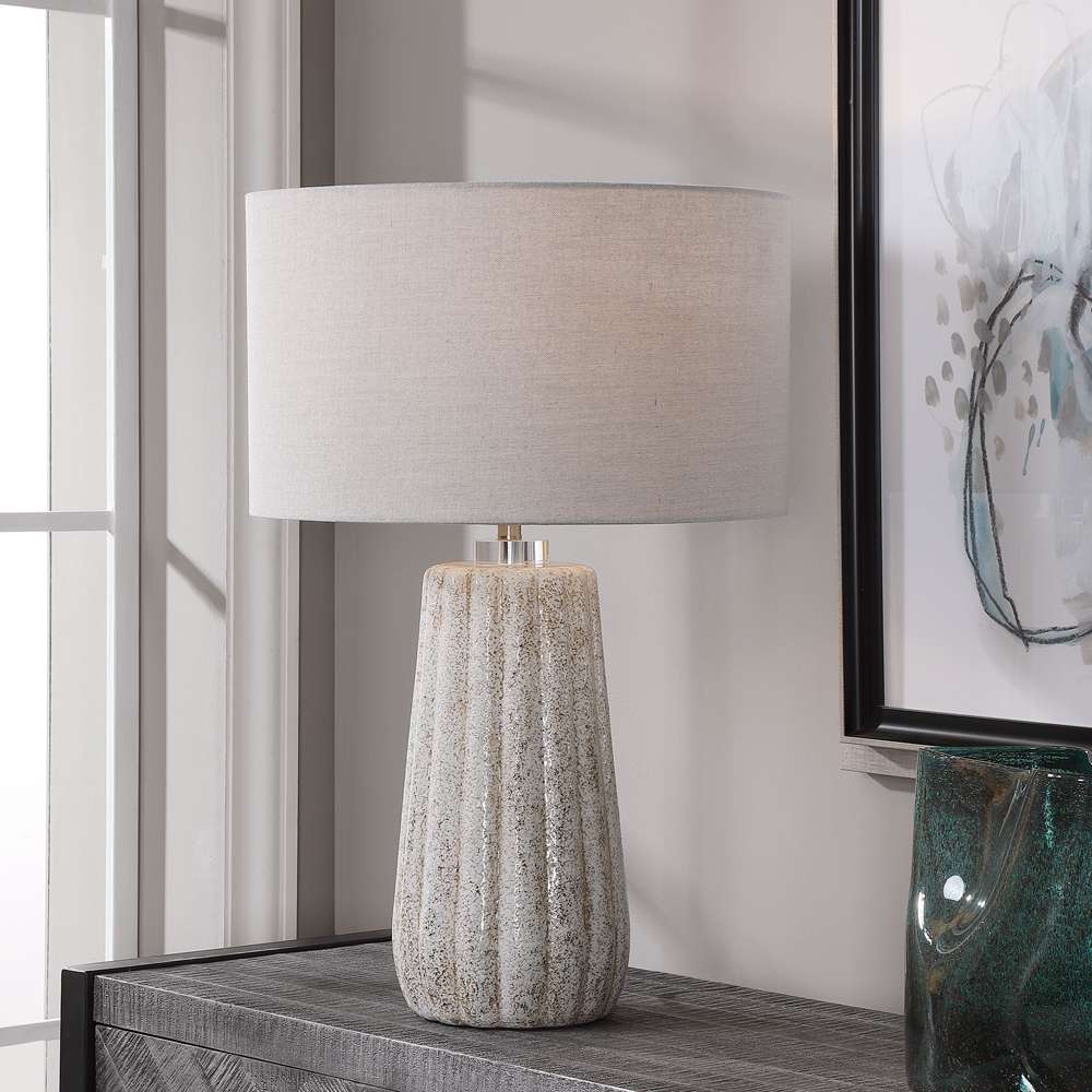 Uttermost - Pikes Stone-Ivory Table Lamp - 28391-1 veiw 4
