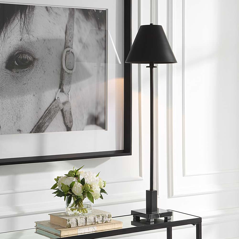 Uttermost - Pilot Black Buffet Lamp - 30153-1 veiw 4
