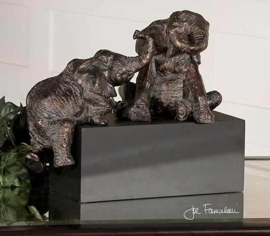 Uttermost - Playful Pachyderms Bronze Figurines - 19473 veiw 2