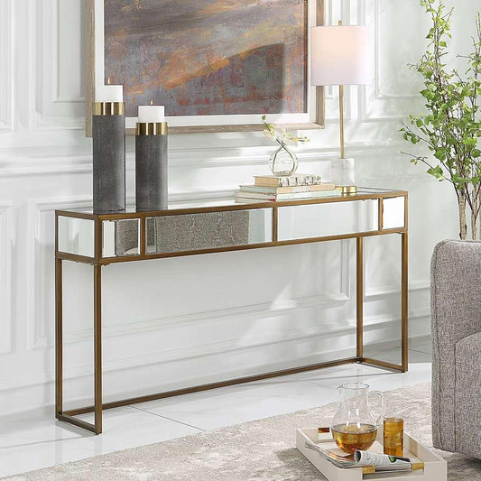Uttermost - Reflect Mirrored Console Table - 25286 veiw 2