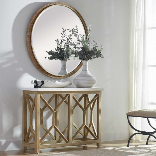 Uttermost - Ruffled Feathers Modern White Bowl - 17965 veiw 2