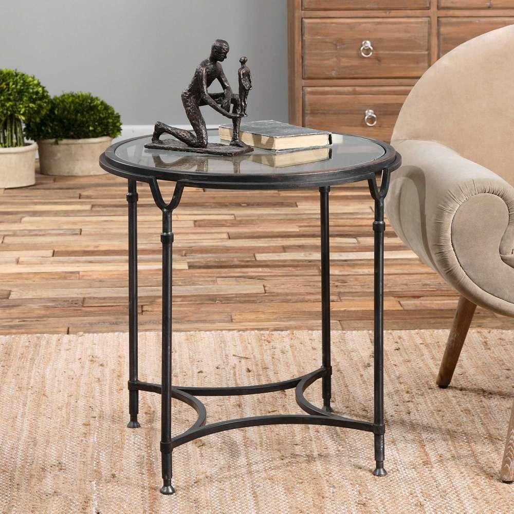 Uttermost - Samson Glass Side Table - 24469 veiw 3