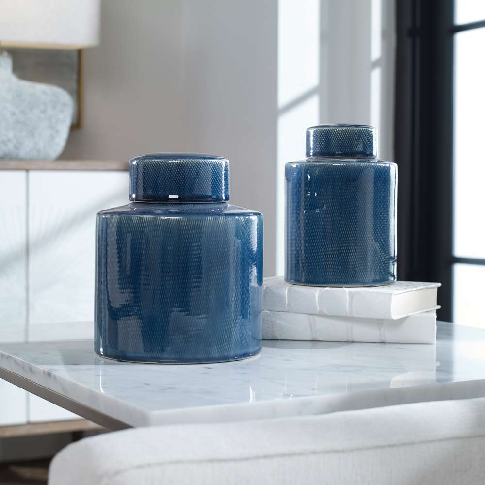 Uttermost - Saniya Blue Containers (Set of 2) - 18989 veiw 4