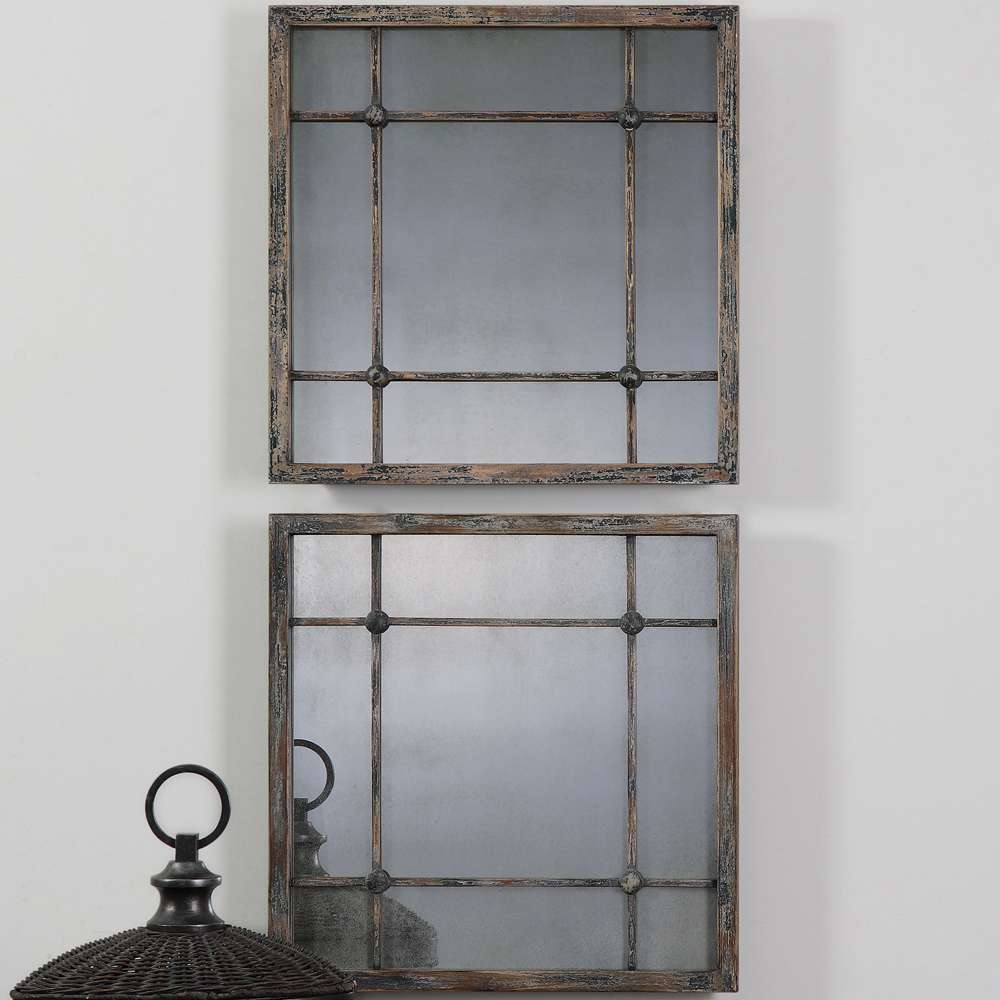 Uttermost - Saragano Square Mirrors Set/2 - 13845 veiw 3