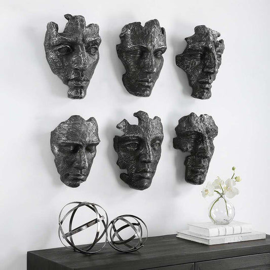 Uttermost - Self-Portrait Metallic Wall Decor, Set/6 - 04350 veiw 2