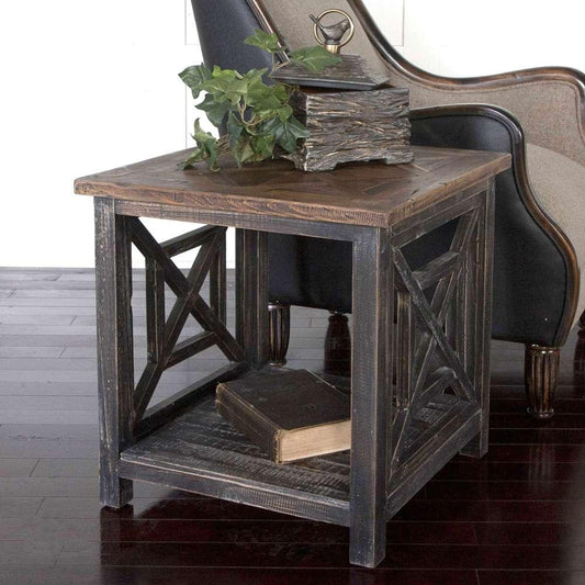 Uttermost - Spiro Reclaimed Wood End Table - 24263 veiw 2