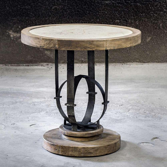 Uttermost - Sydney Light Oak Side Table - 25841 veiw 2
