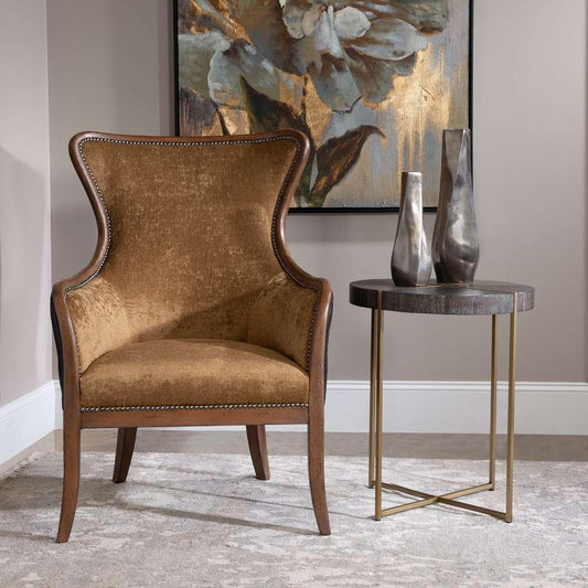 Uttermost - Taja Round Accent Table - 25371 veiw 2