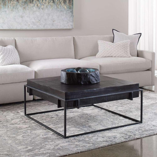 Uttermost - Telone Modern Black Coffee Table - 25111 veiw 2