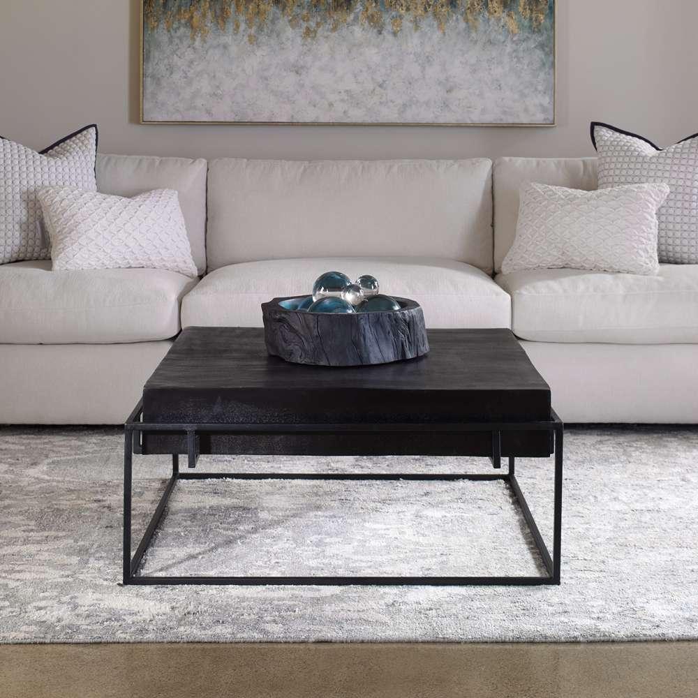Uttermost - Telone Modern Black Coffee Table - 25111 veiw 4