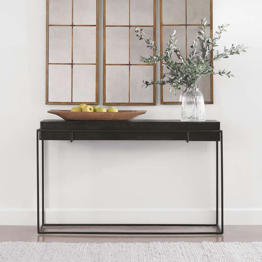 Uttermost - Telone Modern Black Console Table - 25110 veiw 2