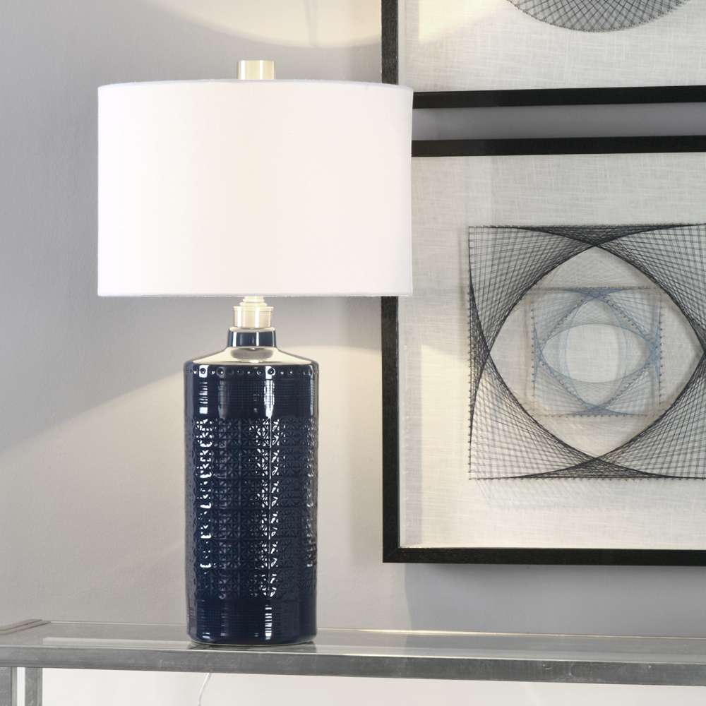 Uttermost - Thalia Royal Blue Table Lamp - 27716-1 veiw 3