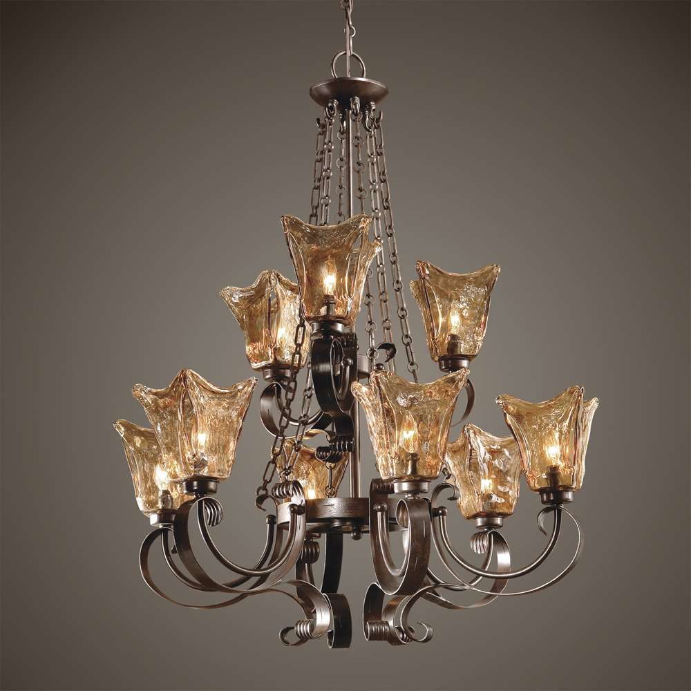Uttermost - Vetraio 9Lt Oil Rubbed Bronze Chandelier - 21005 veiw 2