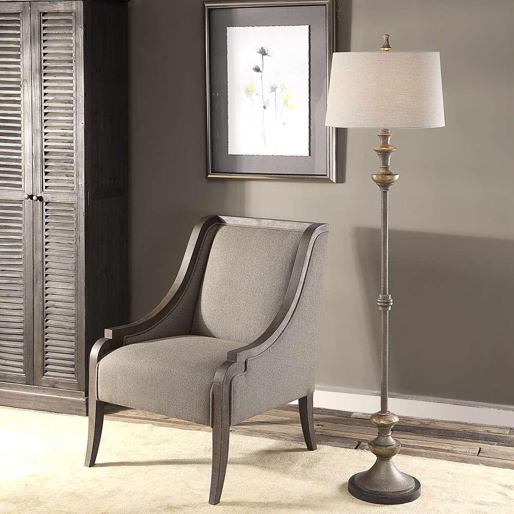 Uttermost - Vetralla Silver Bronze Floor Lamp - 28180-1 veiw 4