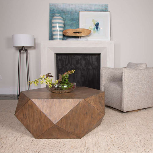 Uttermost - Volker Honey Coffee Table - 25423 veiw 2