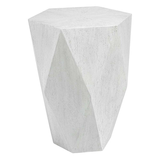Uttermost - Volker White Side Table - 25164 veiw 2
